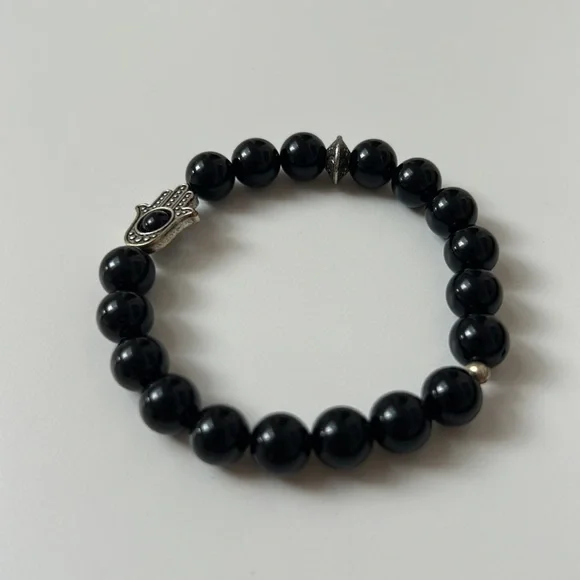 Hamsa Hand Protection Stone Bracelet 3/$25 - Picture 8 of 8